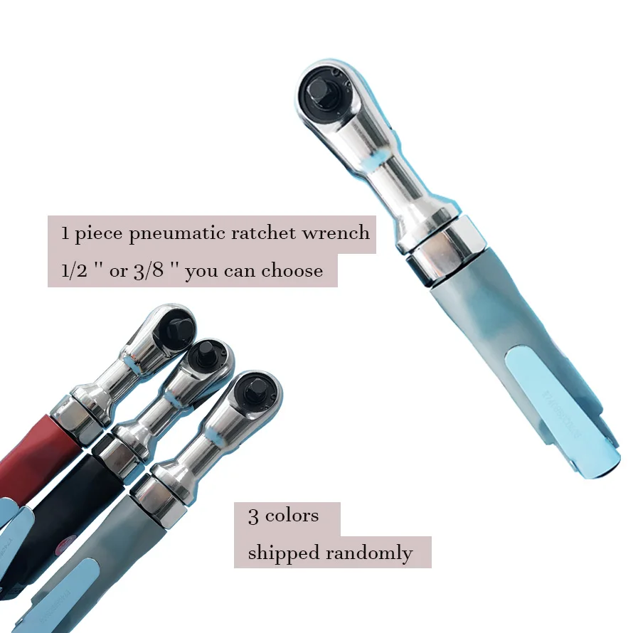 

1 piece 1/2'' or 3/8 '' Air Ratchet Wrench Pneumatic Wrench,Professional Auto Repair Pneumatic Tools,Spanners Air Tools