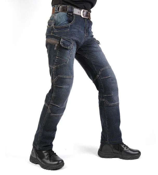 Prix pour Nouveau IX7 EXTÉRIEURE SWAT Style Militaire Pantalon Cargo Hommes Moto Denim Biker pantalon Élastique Tactique Armée Camping et Randonnée Prix pour Nouveau IX7 EXTÉRIEURE SWAT Style Militaire Pantalon Cargo Hommes Moto Denim Biker pantalon Élastique Tactique Armée Camping et Randonnée