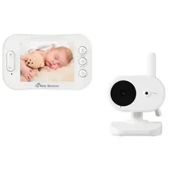 Монитор bebe lloron Viera bebes con camara 3,5 дюймов TFT lcd ИК ночного видения видеоняня датчик температуры 4 колыбельные