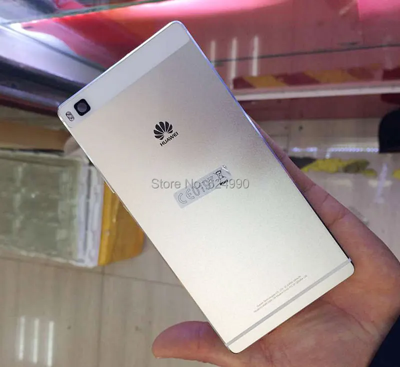  Original New Back Cover For Huawei P8 5.2'' Standard Version Battery Housing Door Side Button Power Volume Key Replacement Parts 