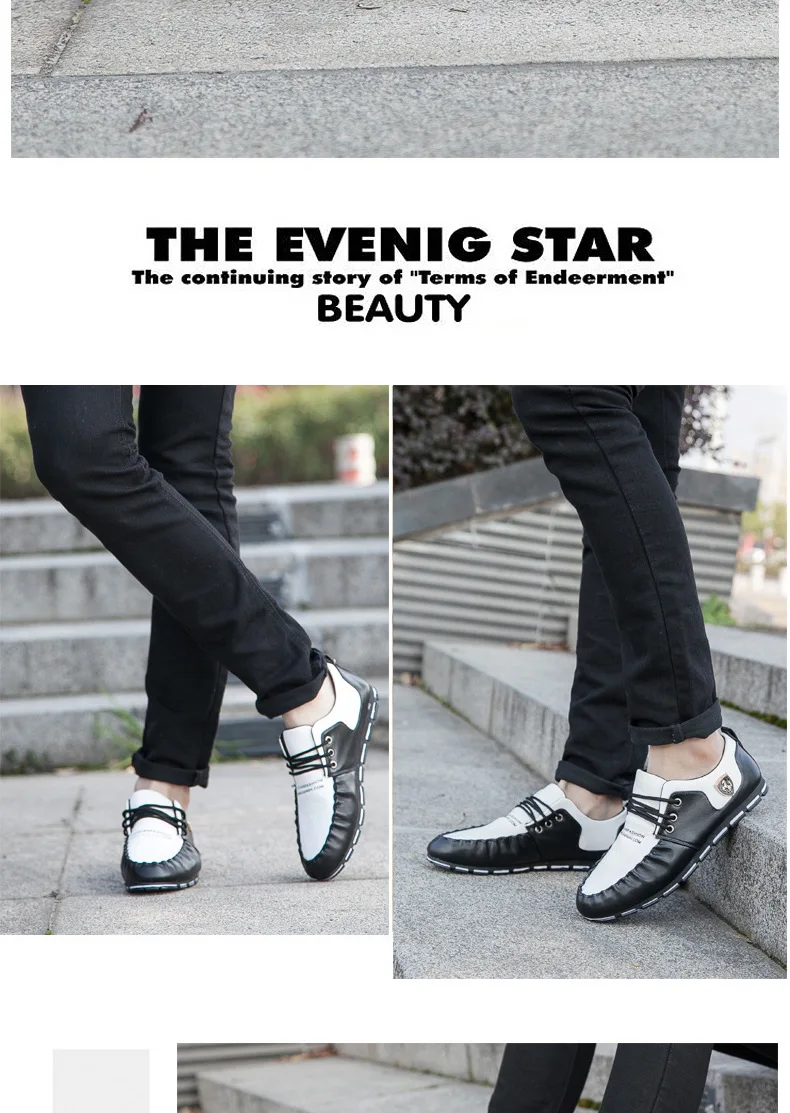 New 2017 Luxury Brand Men Shoes Casual Leisure Shoes Leather Shoes Breathable For Male Footear Loafers Men's Flats02