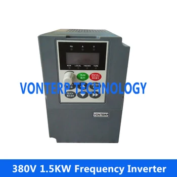 

1.5KW 50hz 60hz Variable Frequency Drive VFD inverter 380V 3 phase ac motor speed control