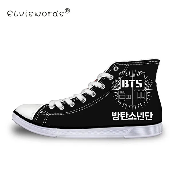 

ELVISWORDS Women High top Canvas Shoes
