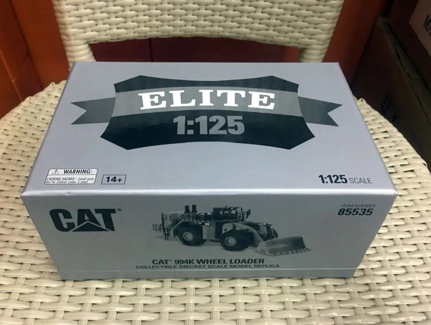 Редкий! Caterpillar Cat 994K колесный погрузчик Elite 1/125 металлическая модель бренд DieCast Masters