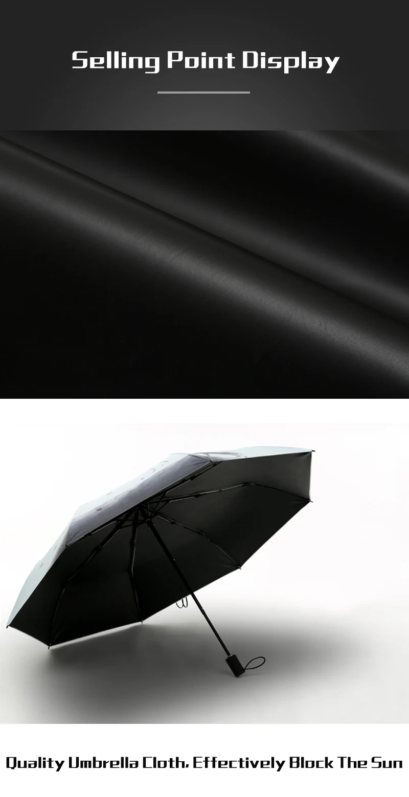 Elk Anti UV Sunny Umbrella Rain Women Floding Sun Umbrella Men Umbrella Windproof Parasolka Cute Rain Umbrellas For Kids UBY032