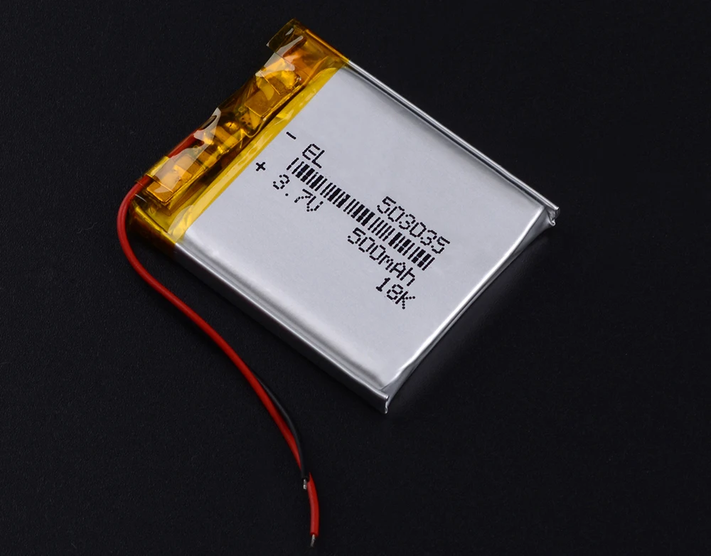 503035 3,7 v 500mah литий-полимерная батарея 3 7V Вольт li po ion lipo перезаряжаемые батареи для dvd gps навигации