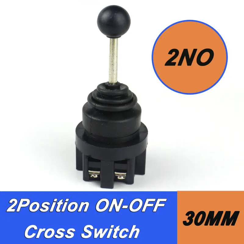 

30mm onolever switch 2positions on-off Joystick switch cross limit switch zero crossing switch 2NO 5A 600V