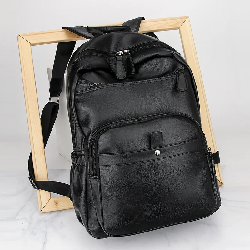 Водонепроницаемый рюкзак из искусственной кожи для ноутбука, анти-вор, мужской рюкзак для подростков, рюкзак для ноутбука, рюкзак для путешествий, большие сумки для подростков