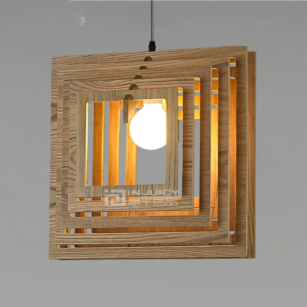 Ingrosso di alta qualità moderno lampadario di legno da grossisti ...