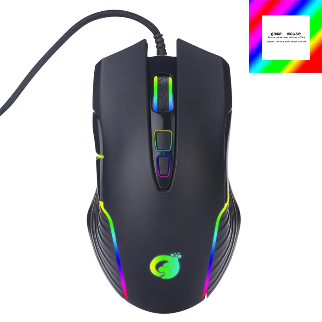 VOBERRY G4 USB Проводная RGB подсветка моделирование Макросъемка механическое Программирование мышь Эргономика ноутбук компьютерная игра