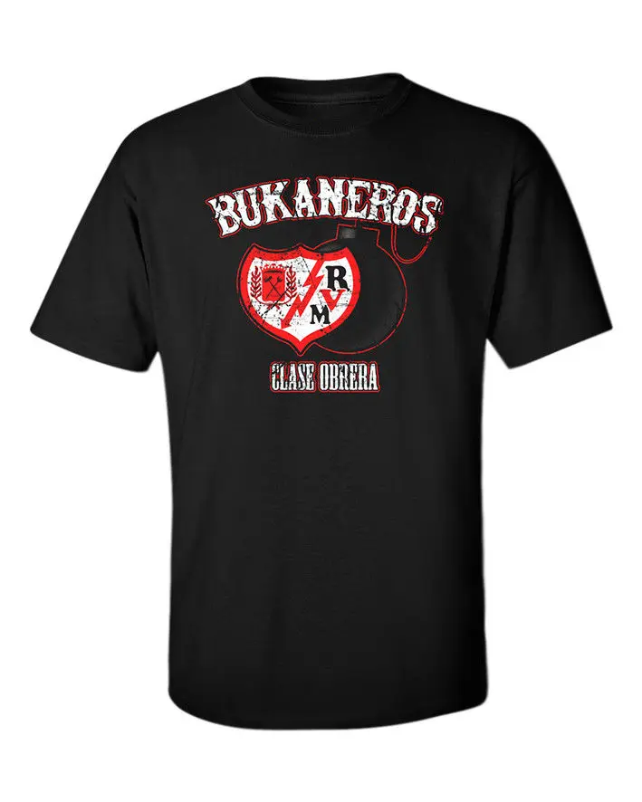 Bukaneros-T-Shirt-Rayo-Vallecano-RVM-Clase-Obrera-Footballer-Ultras-Vallecas-Tee