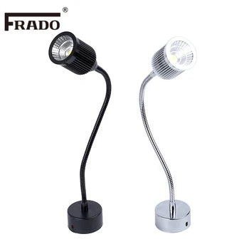 

3W5W7W10W12W15W LED Hoses Wall Lamp Flexible Home Hotel Bedside Reading Wall Light Modern Fashion Book Lights Aluminum LED Bulbs