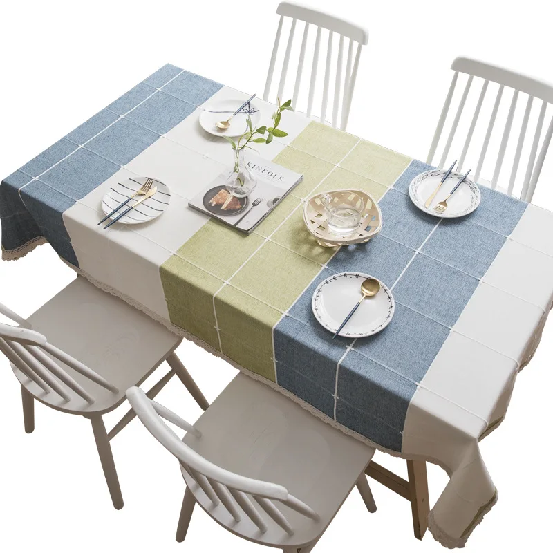 Square Dining Table Cloth with Tassels Rectangle Tablecloth for Wedding Party Cotton Linen Kitchen Table Cover Home Decoration Square Dining Table Cloth with Tassels Rectangle Tablecloth for Wedding Party Cotton Linen Kitchen Table Cover Home Decoration