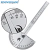 Digital Ruler Stainless Steel Round Head 180 degree Protractor Angle Finder Rotary Measuring Ruler Machinist Tool 1