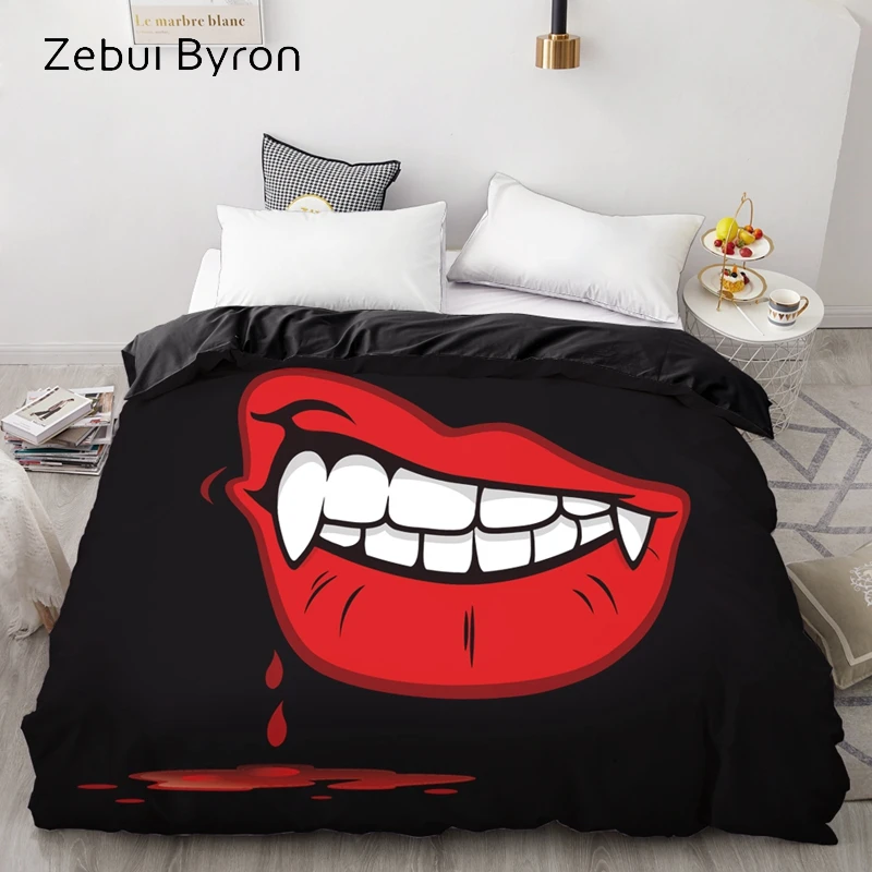 3D печать на заказ пододеяльник, одеяло/одеяло чехол 220x240/200x200, постельные принадлежности Хэллоуин паук и паутина, Прямая поставка