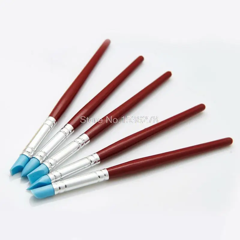 

Cake Tool 5pcs/set Silicone Brush Pen Icing Cake Decorating Shaping Sugarcraft Decorating Brush Modelling Fondant Tools A934