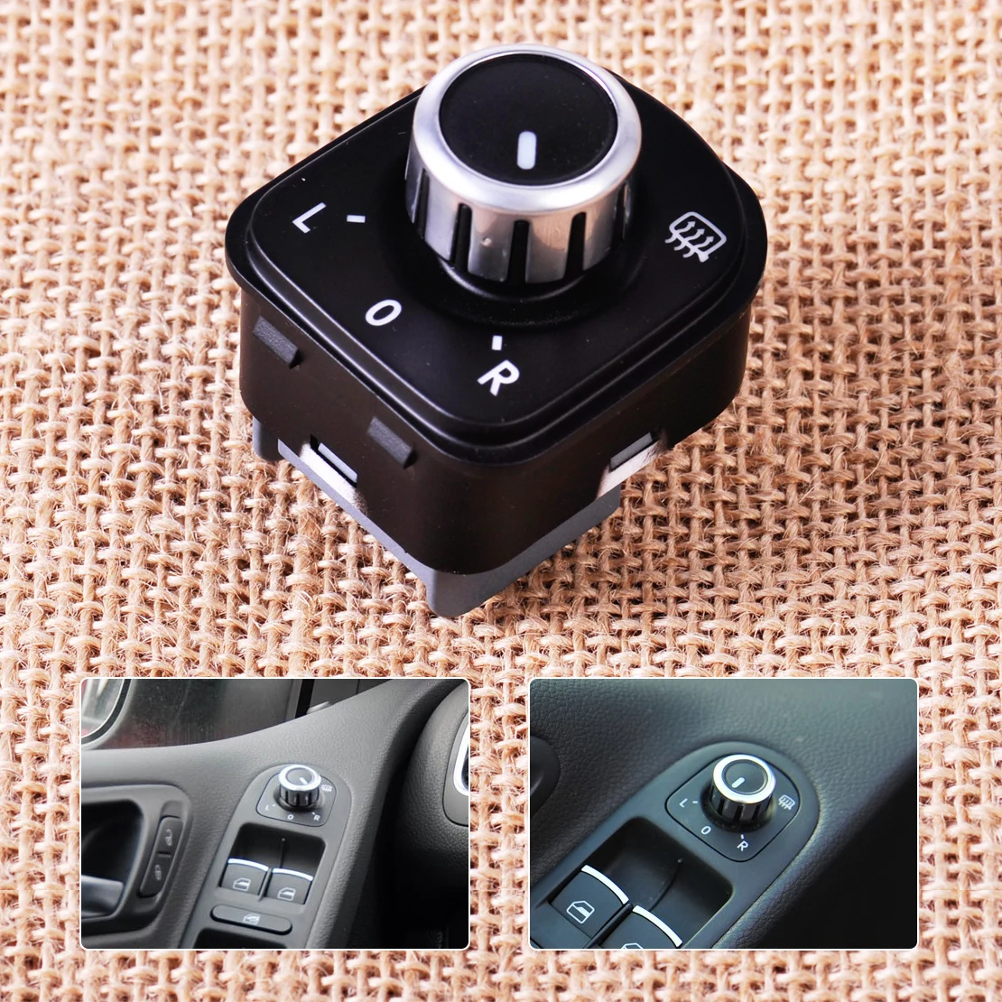 5ND959565B 1K0 959 565 K Side Mirror Adjust Switch Control Knob Fit for