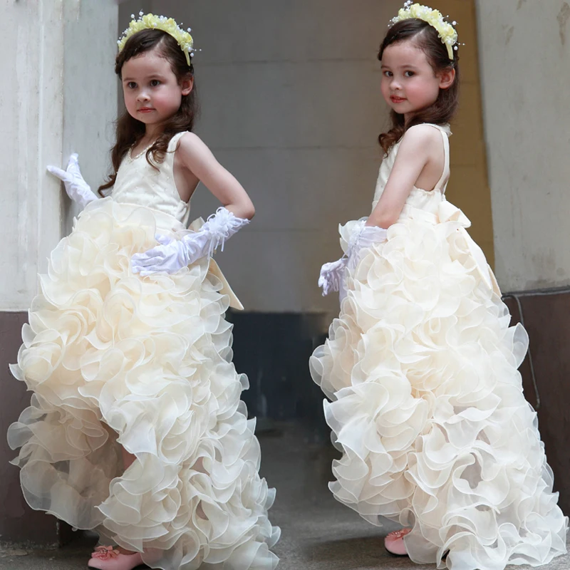 KNB 2015 Fashion Baby Girls Wedding Dresses New Arrival Summer Party