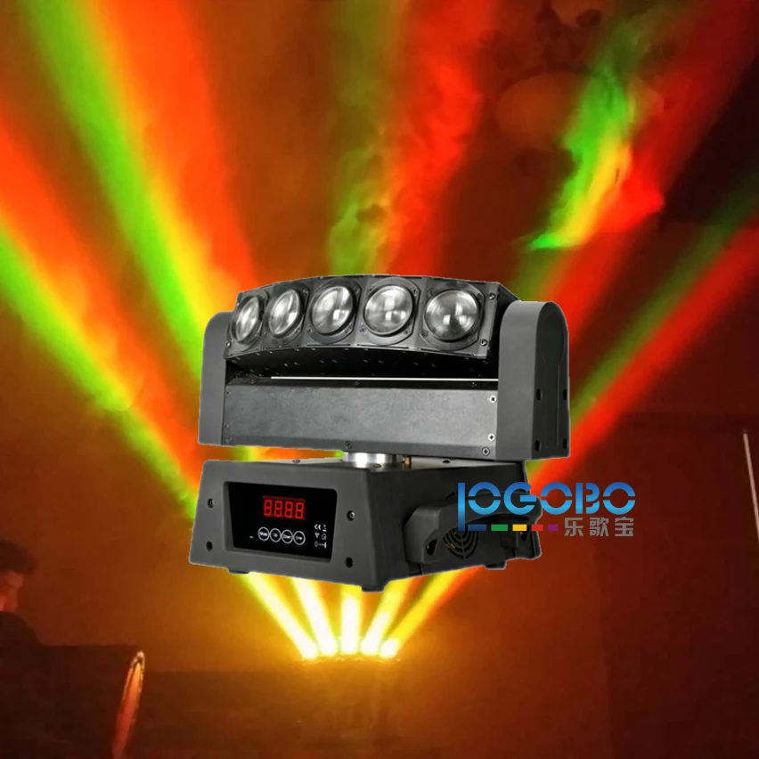 

Free Shipping 5 Eyes Led Beams Light Moving Head Beam 10Wx5 White/RGBW 4in1 DJ Set Headed Moving Lights Good Price, Pack of 4