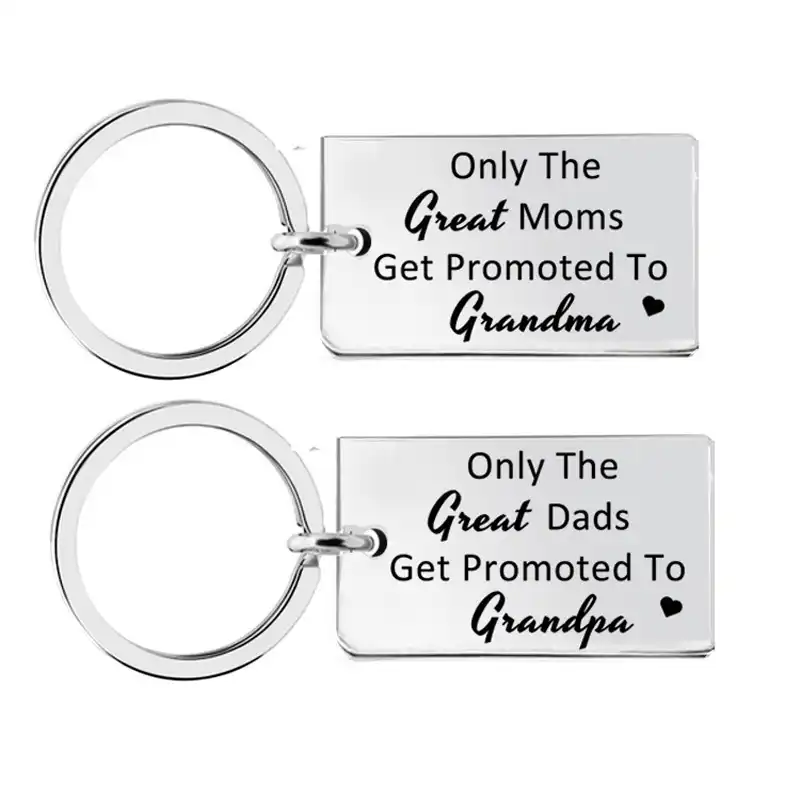 Download Only The Great Moms Get Promoted To Grandma Grandpa Keychain Mothers Fathers Day Gift From Kids Soon To Be Grandma Grandpa