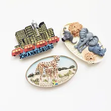 Южная Африка, Кения, johannesov Animal, 3D магниты на холодильник, туристический сувенир, магнитные наклейки на холодильник, украшение для дома