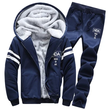 

Spring Mens Sweat Suits Sets Tracksuit Male Casual Sweatshirts Men Sweatsuits Jacket Sporting Suits Coat + Sweatpants S212