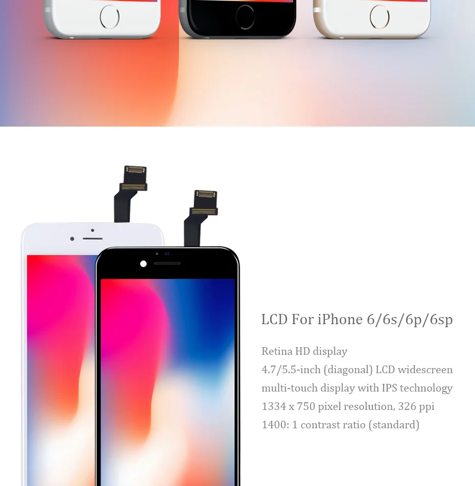 2018 100% AAAA 3D Touch Original LCD Screen For iPhone 6 5 6s Plus LCD Display Digitizer Touch Module Replacement Screen LCDS (8)