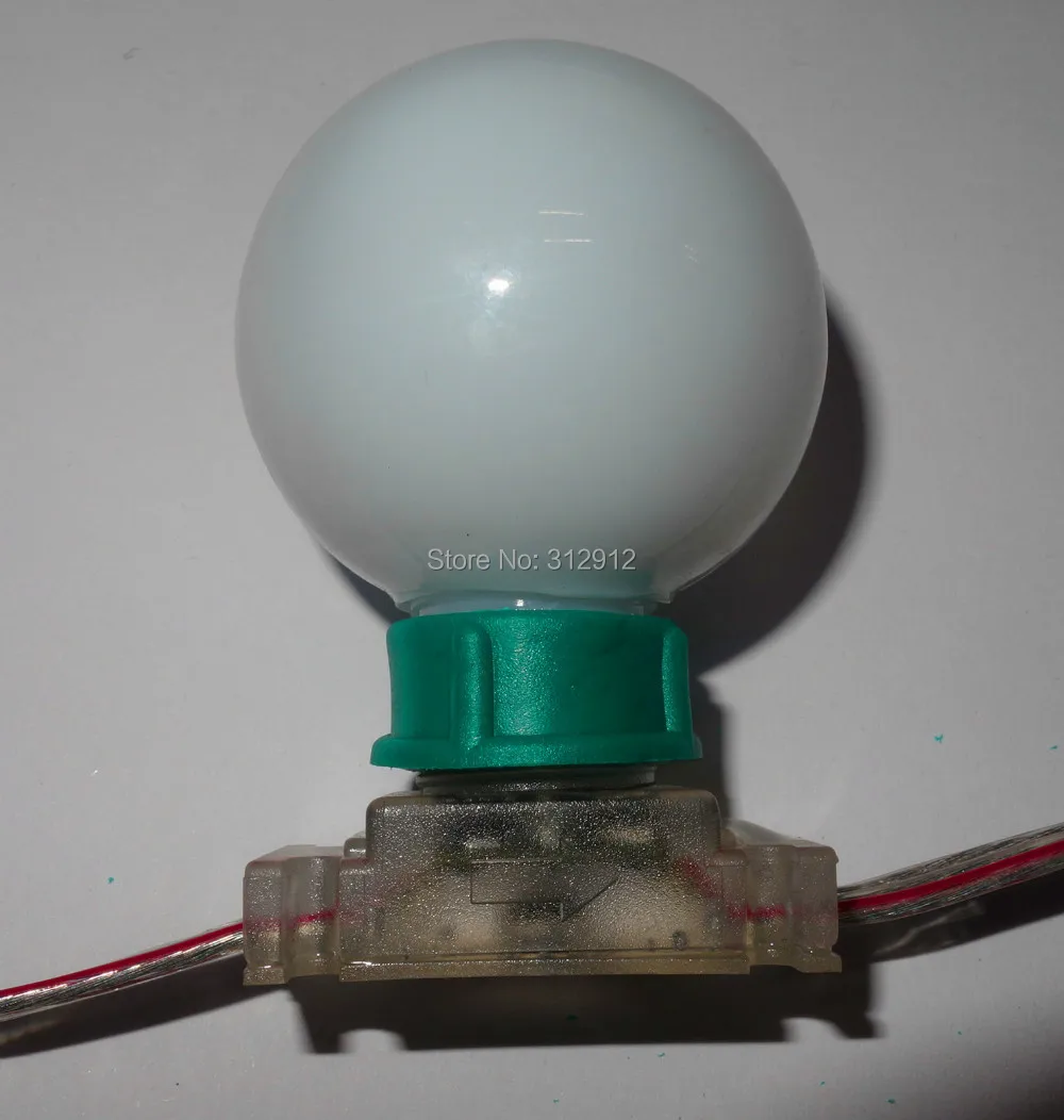 

50nodes G40 DC12V WS2811 LED technicolor pixel;IP68;with epoxy resin filled;transparent PC material and clean wire