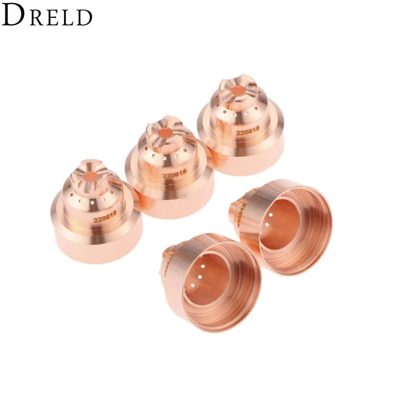 DRELD 5pcs 45A-85A Shield 220818 for 65 85 Plasma Cutting Torch Consumables Drag-cut Processes Welding & Soldering Supplies