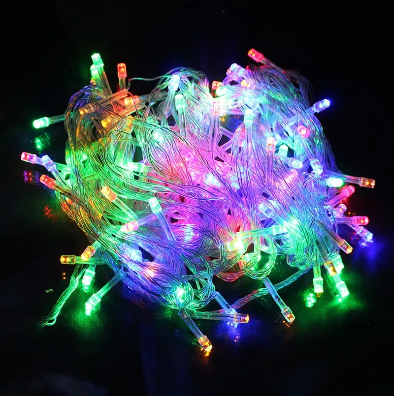 LumiParty 10M 100 LED Christmas Led String AC220V Holiday String Lights for Christmas Party Fairy Waterproof Xmas LED String