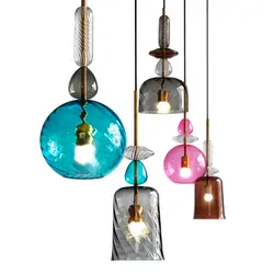СВЕТОДИОДНЫЙ Красочный одноголовый подвесной светильник скандинавские креативные Гостиная Бар спальня подвесные лампы для ресторана