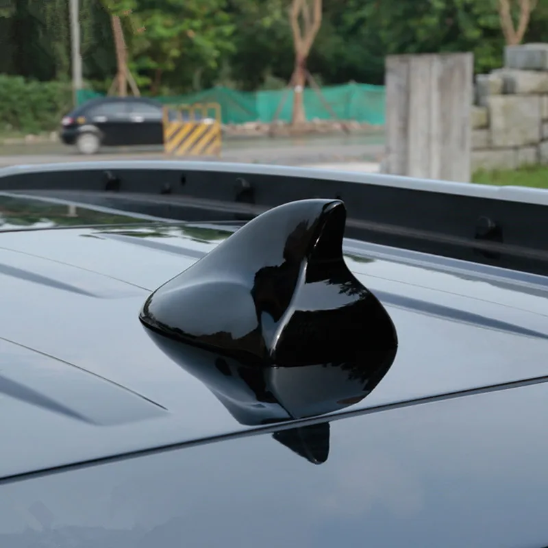 Car Accessories Plating Shark Fin Antenna Chromium Styling Chrome Plated electroplate Car Aerials mirror side for Proton Dacia