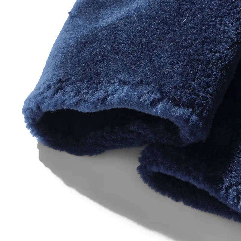 Flash Deal Real Fur Coat Autumn Winter Jacket Men Sheep Shearling Fur 100% Wool Coats Streetwear Men Blazer Manteau MG-A1800088 MY2037 4