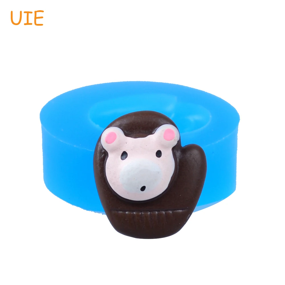 Free Shipping FYL143U Glove with Bear Silicone Molds 20mm Bakeware