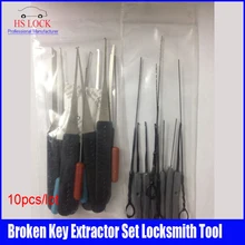 10 шт./партия 12 шт.+ 10 шт. замок сломанный ключ экстрактор удаление крючки слесарный набор инструментов