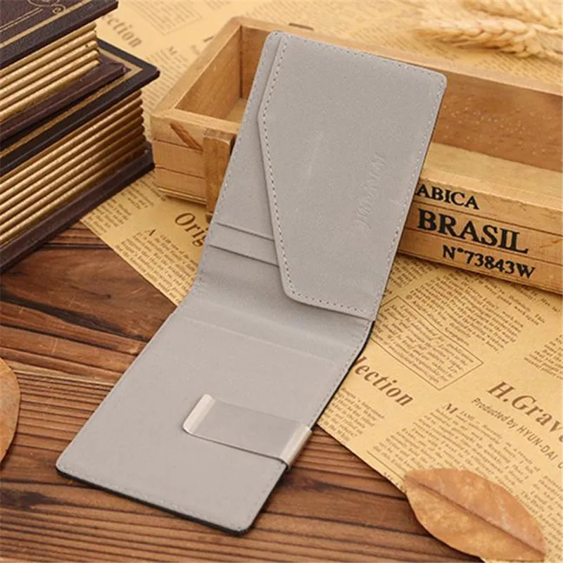 

Mooistar2 #3001 Mens Leather Magic Credit Card ID Holder Money Clip Wallet