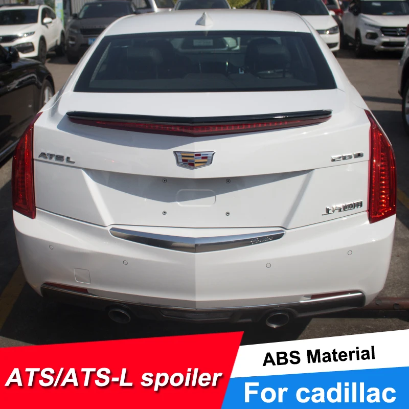 JNCFORURC задний багажник крышка автомобиля Спойлер для Cadillac ATS L седан 4D ABS пластик