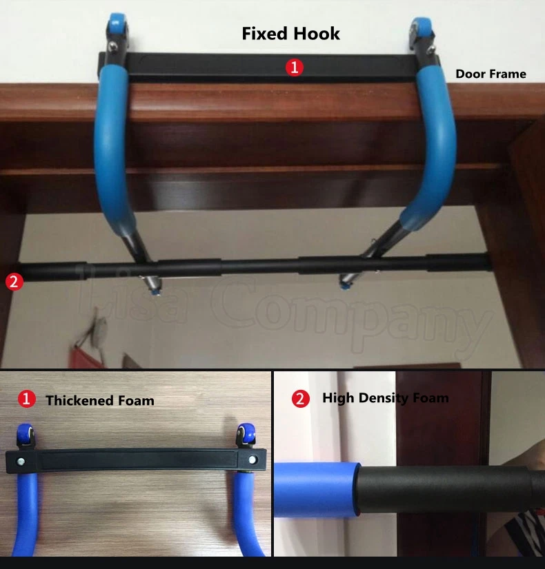 Фитнес-упражнения гимнастика тренировки двери горизонтальный бар портативный упражнения дверной проем тренажерный зал вытяните подбородок вверх горизонтальный бар