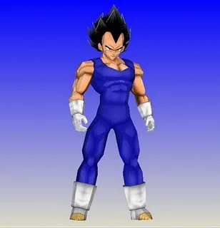 

Paper Model Anime figures Dragon Ball Z Vegeta Completed 30cm High 3D paper puzzles diy toys