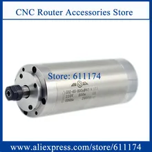 800 W ER11 с водяным охлаждением двигателя шпинделя AC220V 24000 об/мин электродвигатель привода шпинделя Деревообработка D65* 158 мм