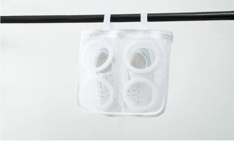 جديد وصول التخزين المنظم أكياس شبكة الغسيل حقائب أحذية الجافة أداة تنظيم الأحذية المحمولة غسل أكياس منظم