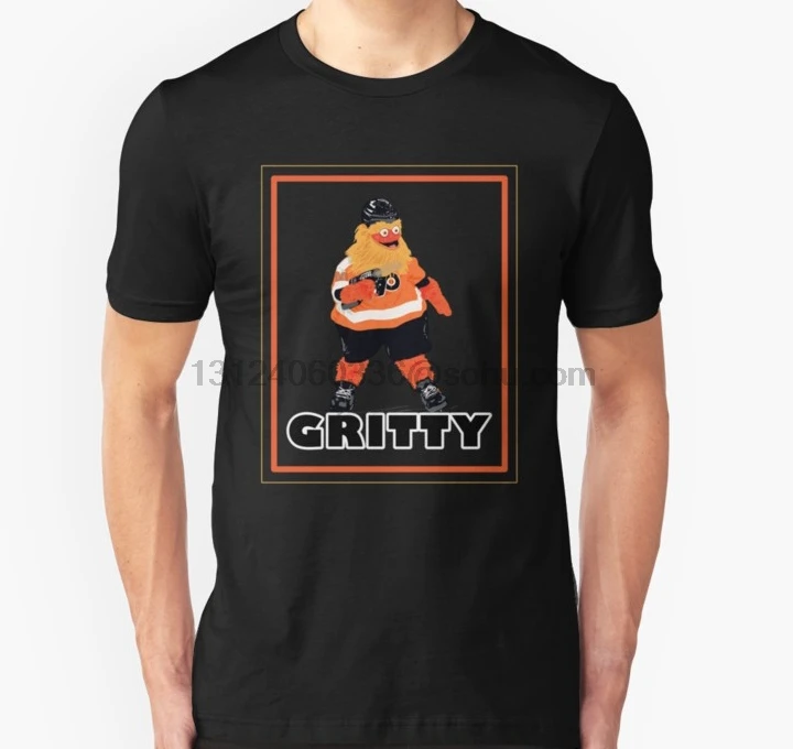 Мужская футболка с коротким рукавом каждый любит Gritty новый талисман флаеров