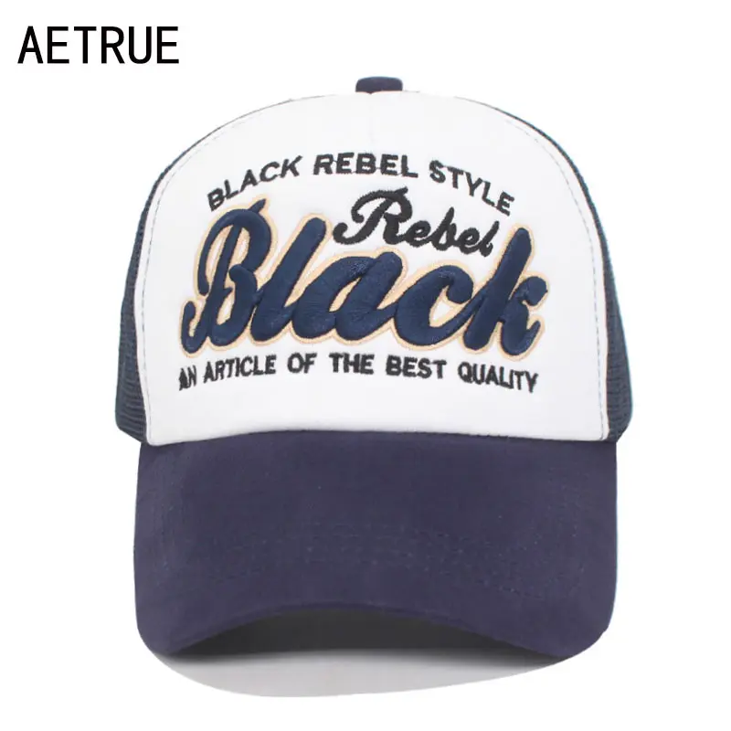 

AETRUE Fashion Baseball Cap Men Snapback Caps For Men Women Mesh Casquette Bone Gorras Black Hip Hop Summer Sun Baseball Hat Cap