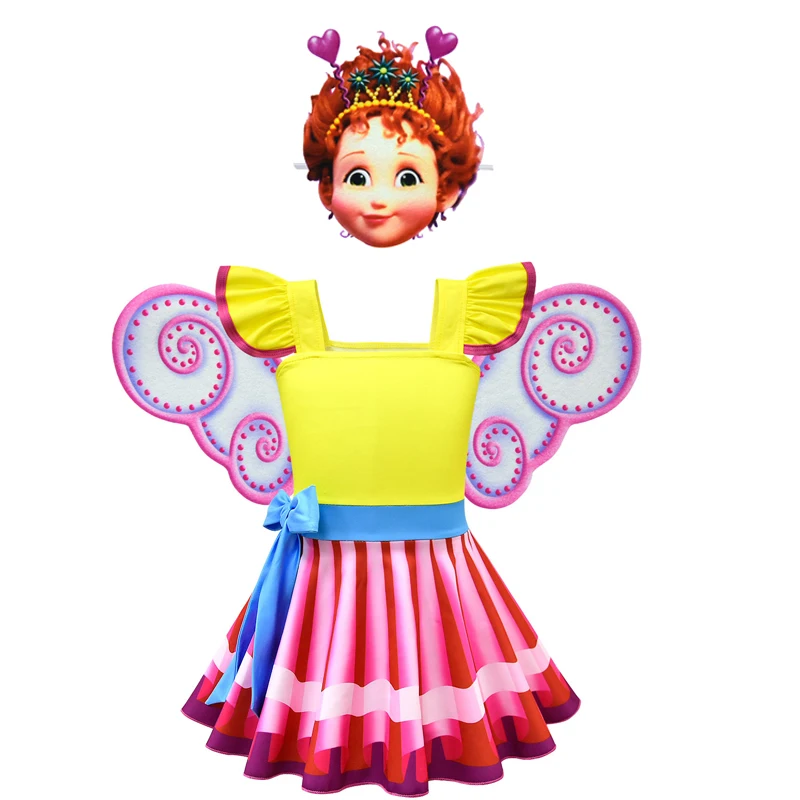 Маскарадные костюмы Нэнси для маленьких девочек; костюм на Хэллоуин для детей; платье принцессы для маленьких девочек; Детские платья «Моана»; одежда - Цвет: Бежевый