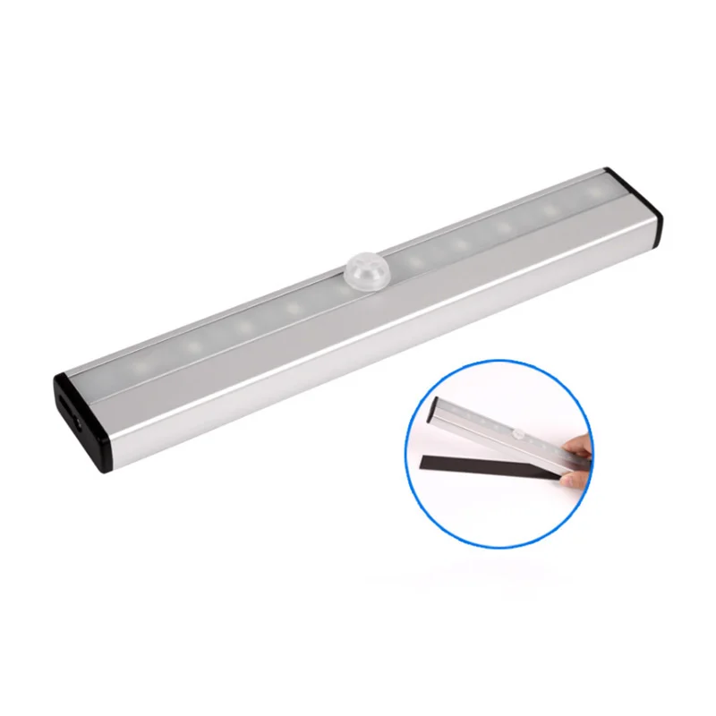 

PIR Motion Sensor LED Cabinet Light Battery Operated led under Cabinet Night Light for Kitchen Wardrobe Cupboard