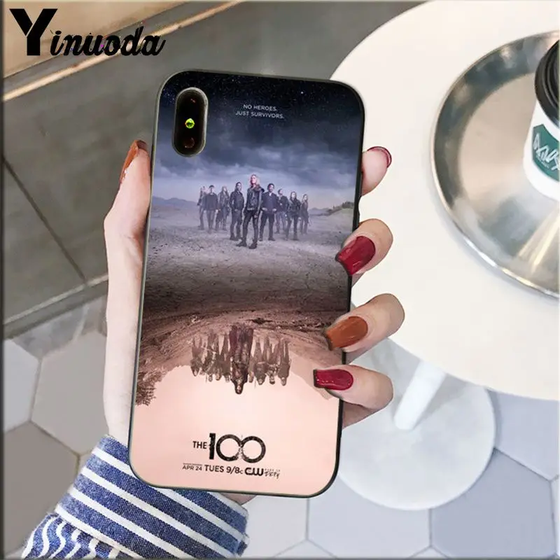 Yinuoda The Hundred The 100, мягкий силиконовый чехол для телефона, чехол для Apple iPhone 8, 7, 6, 6S Plus, X, XS, MAX, 5, 5S, SE, XR, мобильные телефоны