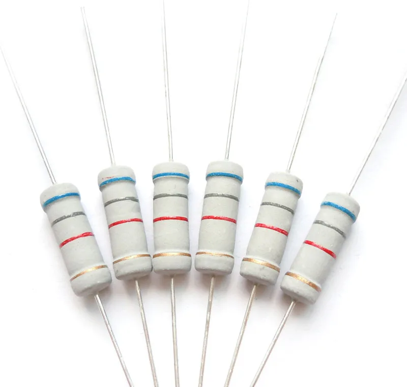 

3w 6.8k ohm 6k8 ohm 6800 ohm 100% Original New Fixed Resistor Metal Oxide Film Resistors Resistance +/- 5% (200pcs)