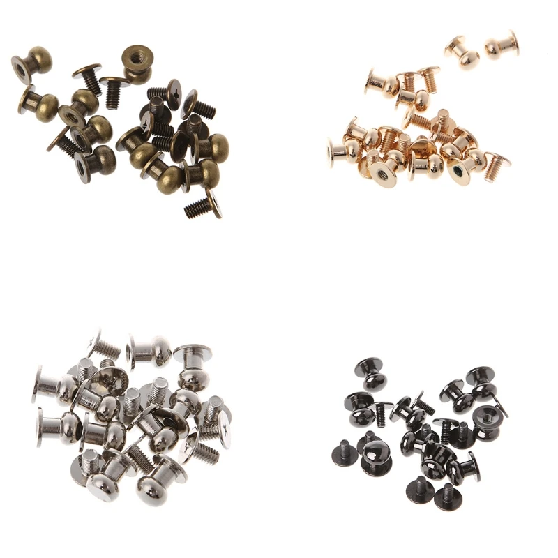 

Handbag Round Head Nail Screw Belt Durable Bag Back Copper DIY Stud