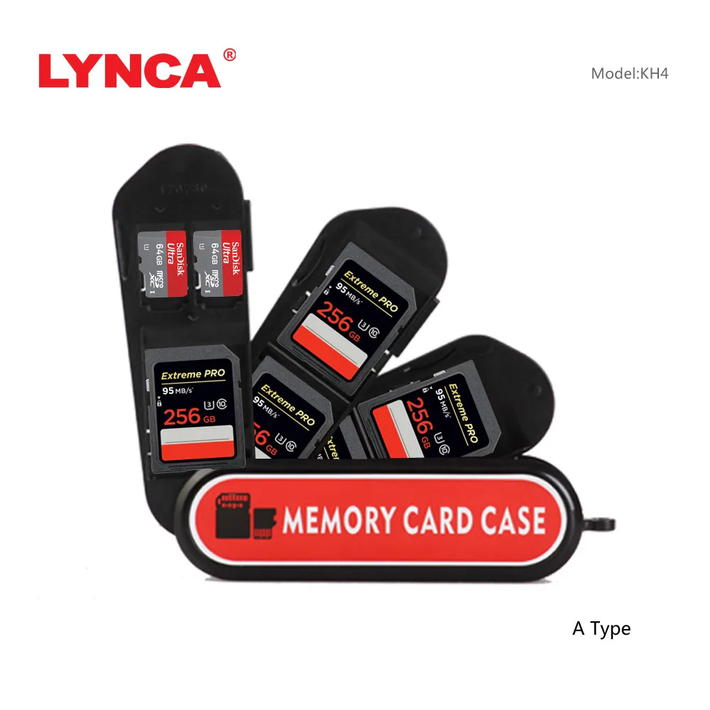 

LYNCA Mini Memory Card Case Holder Storage Box Swiss Army Knife Shape Design For SD TF Card