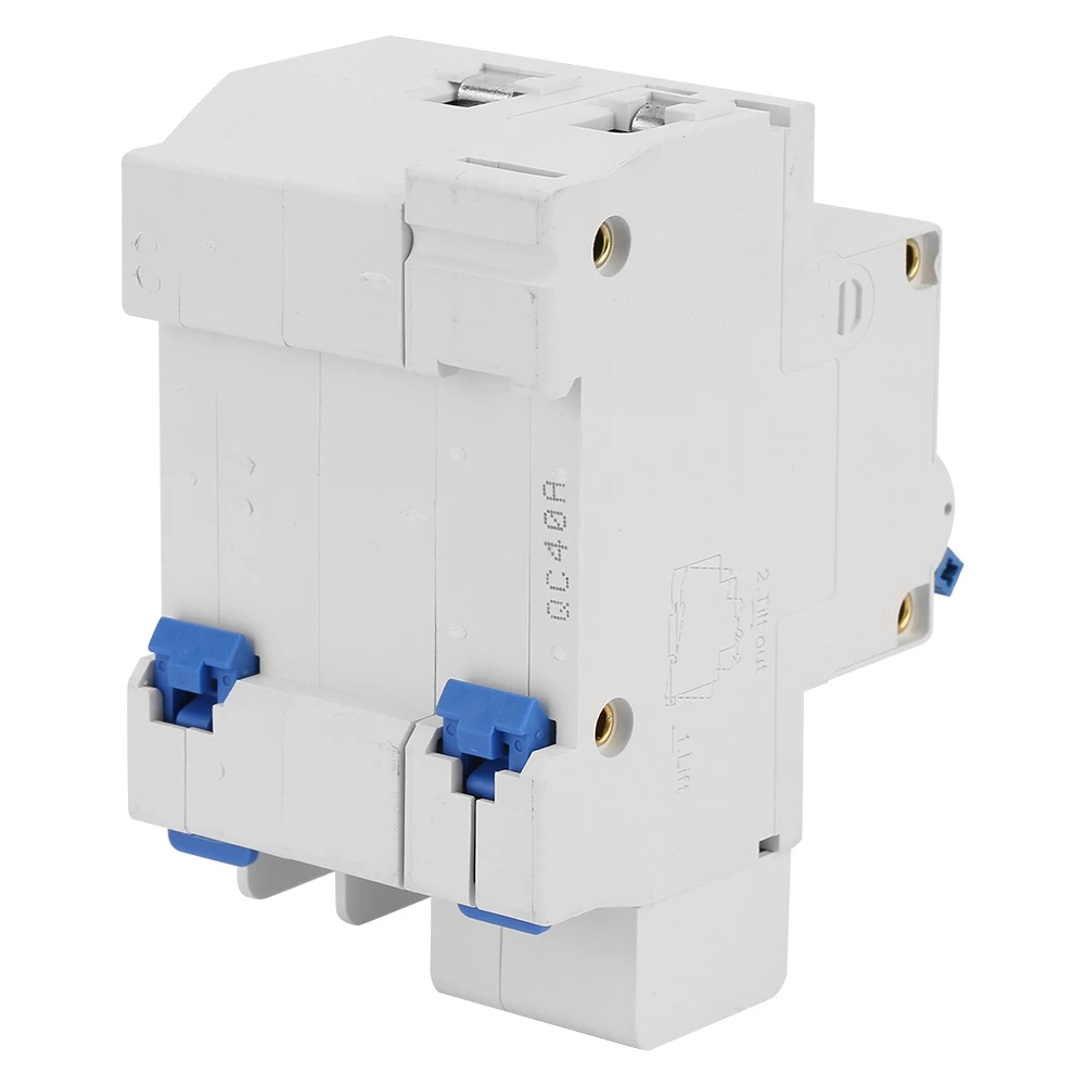 DZ47LE-63 1 P + N C40 40A 230 V заземление утечки защитный автомат-выключатель воздушный переключатель Сегментированный дугогаситель